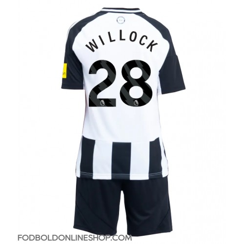 Newcastle United Joe Willock #28 Hjemme Trøje Børn 2024-25 Kortærmet (+ Korte bukser)